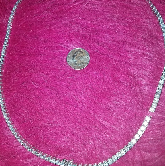 24 inch long cubic zirconia necklace SOLD - Picture 4 of 4